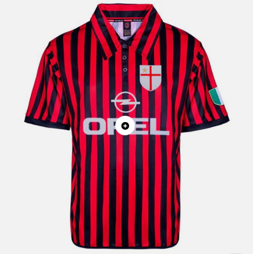 AC Milan Centenary 2000 Home Shirt Adults – Beckmann Sports