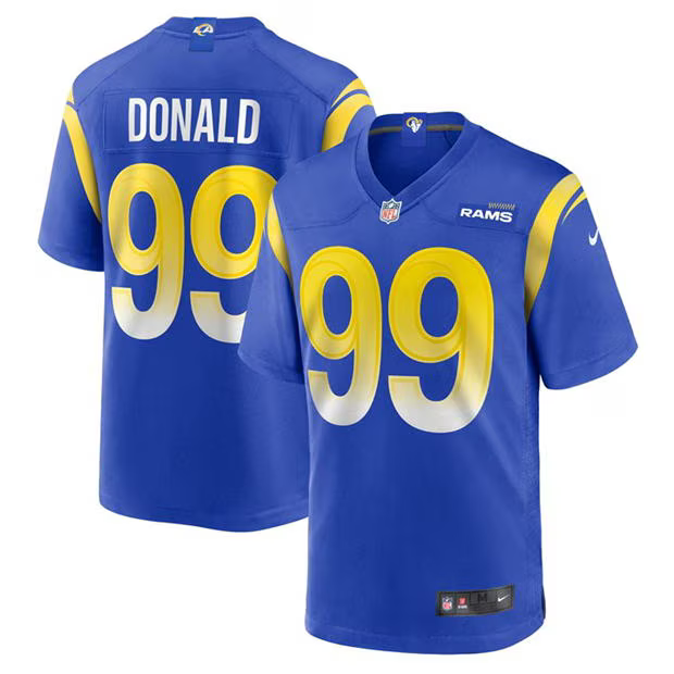 Nike NFL Home Game Shirt Mens LA Rams