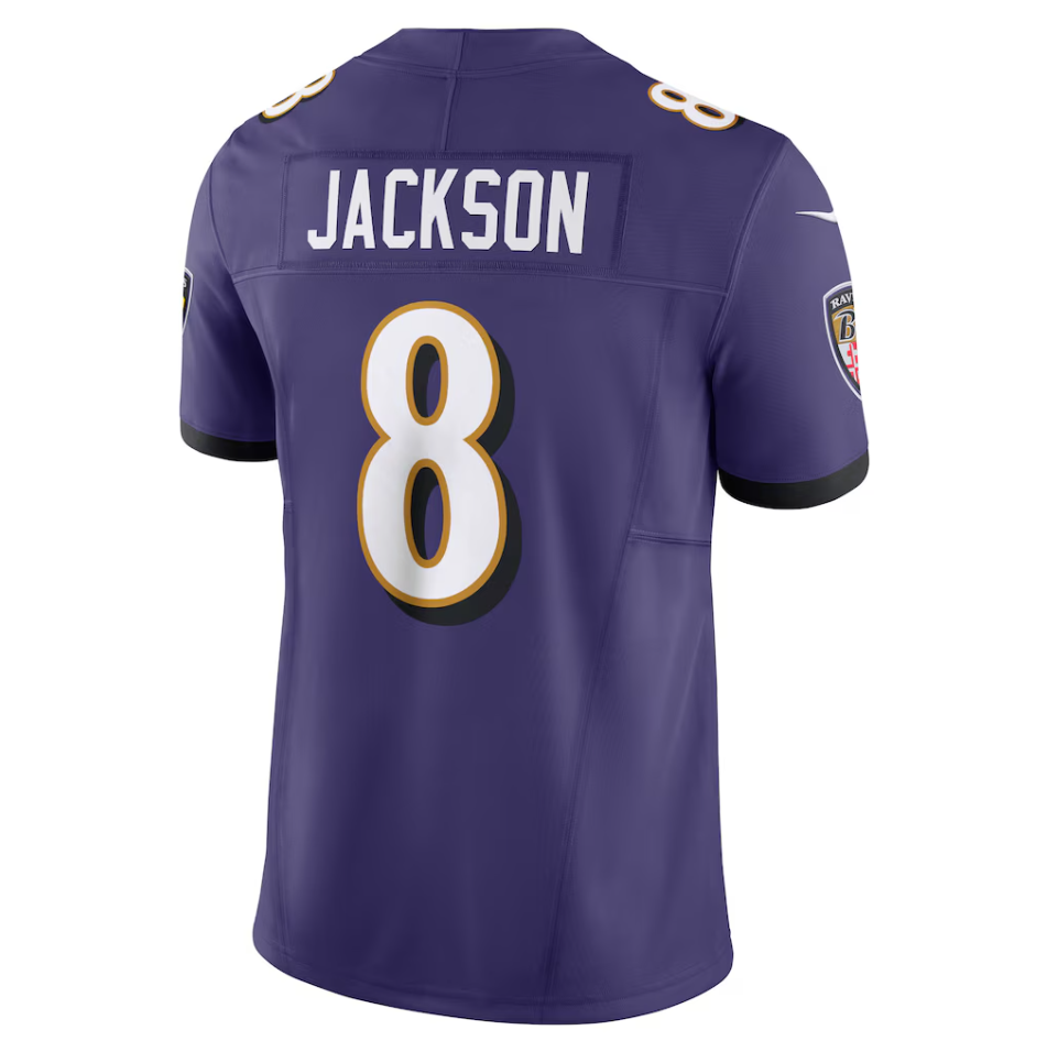 Baltimore Ravens Nike Home Limited Jersey - Lamar Jackson - Mens