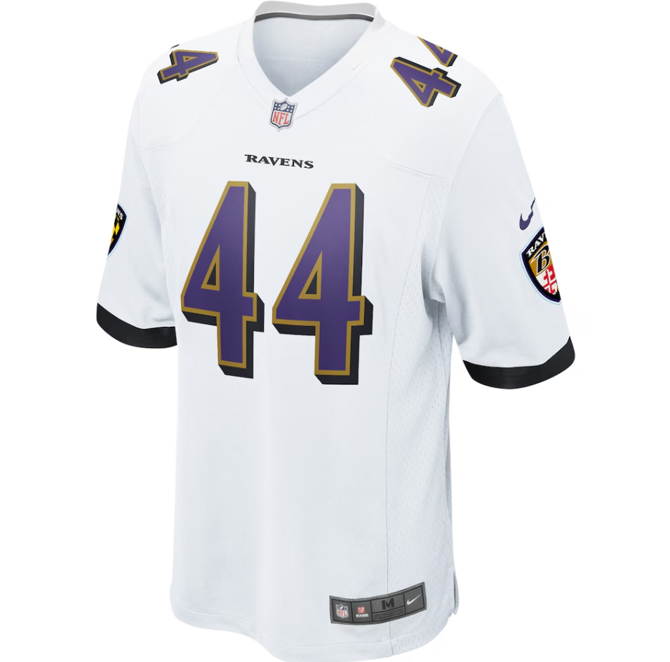 Baltimore Ravens Nike Game Road Jersey - White - Marlon Humphrey - Mens