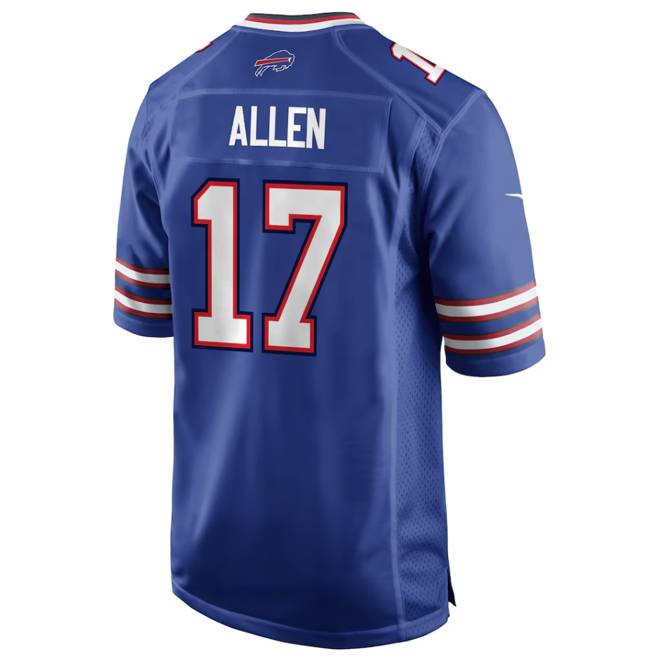 Buffalo Bills Nike Home Game Jersey - Royal - Josh Allen - Mens
