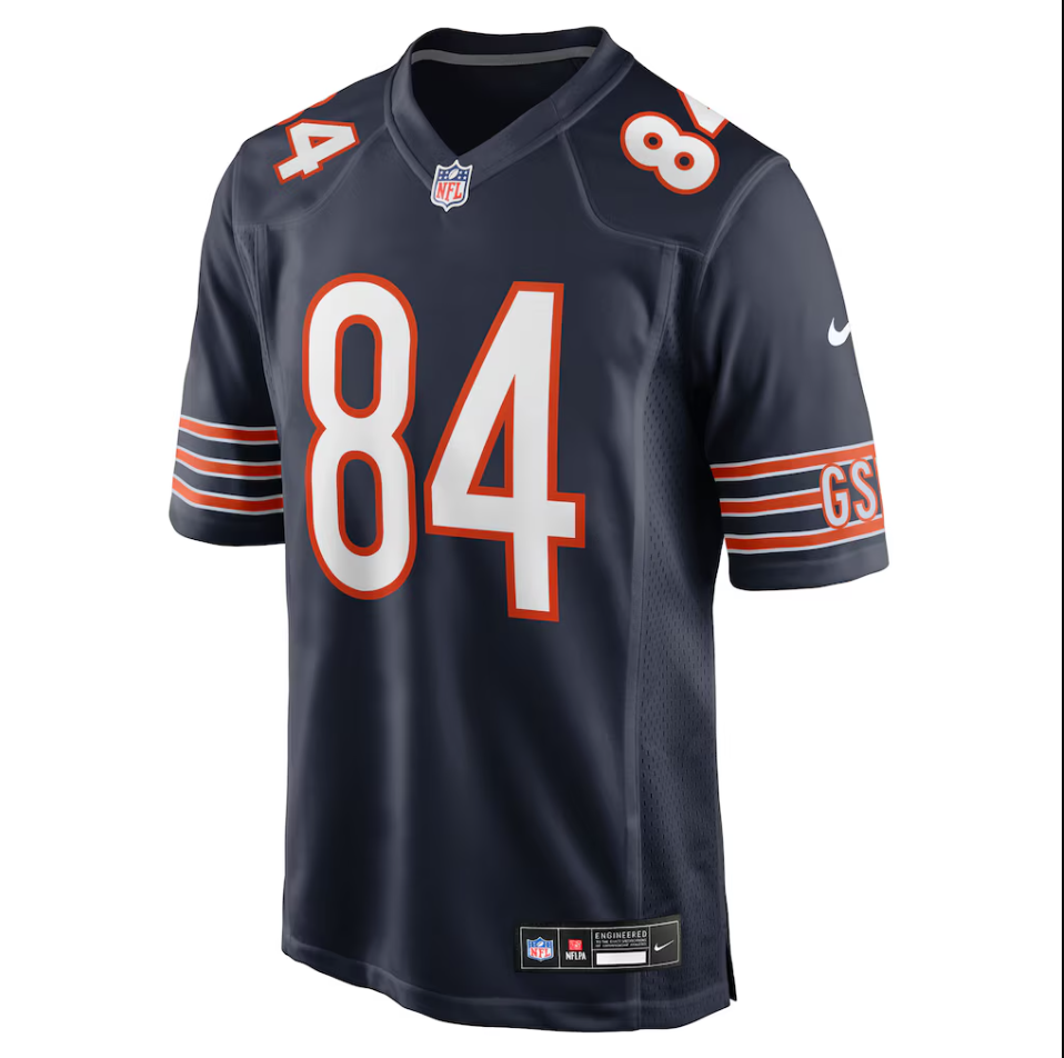 Chicago Bears Nike Home Game Jersey NFL 2025 Draft First Round Pick - Navy - Colston Loveland - Mens