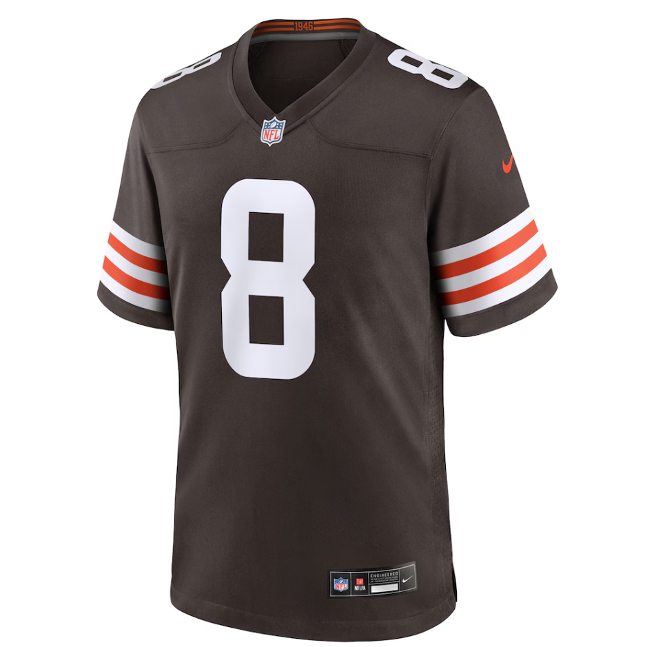 Cleveland Browns Nike Game Home Jersey - Brown - Kenny Pickett - Mens