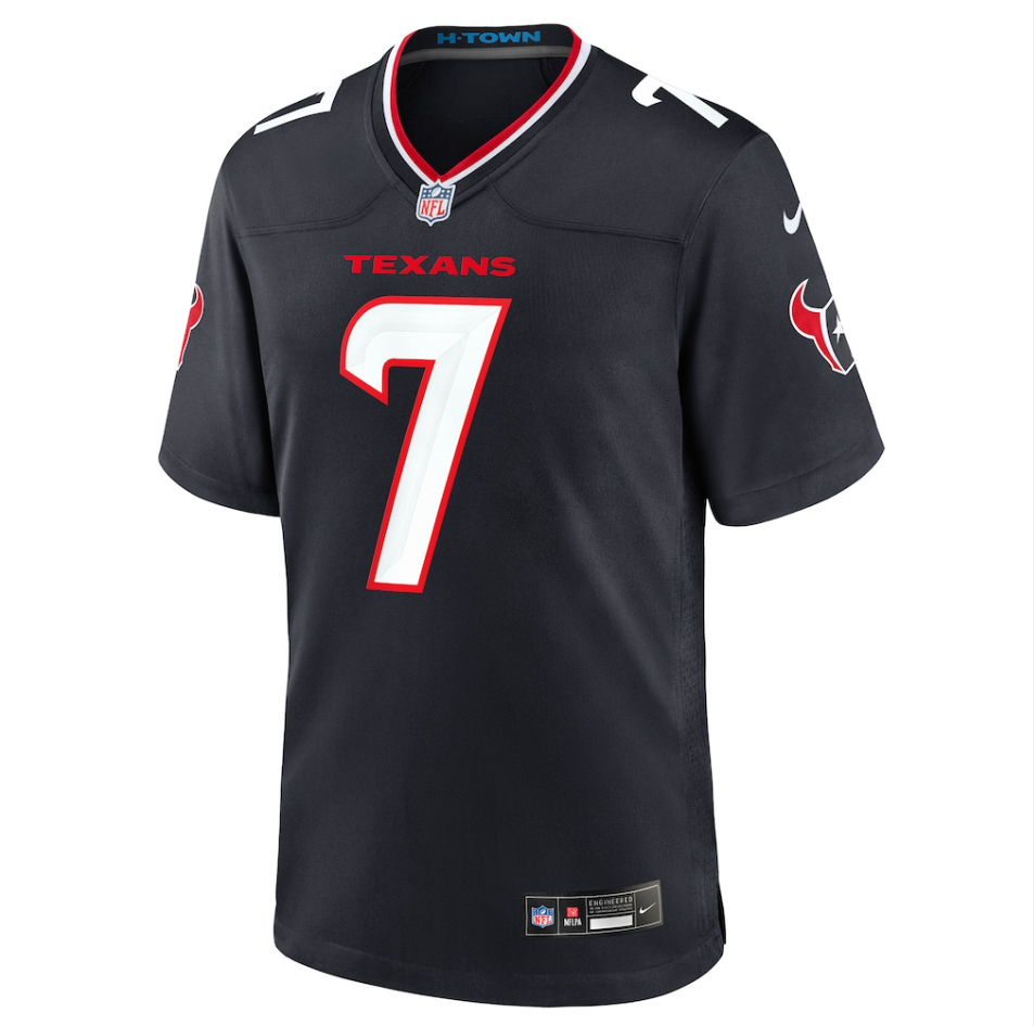 Houston Texans Nike Home Game Jersey - Navy - C.J. Stroud - Mens