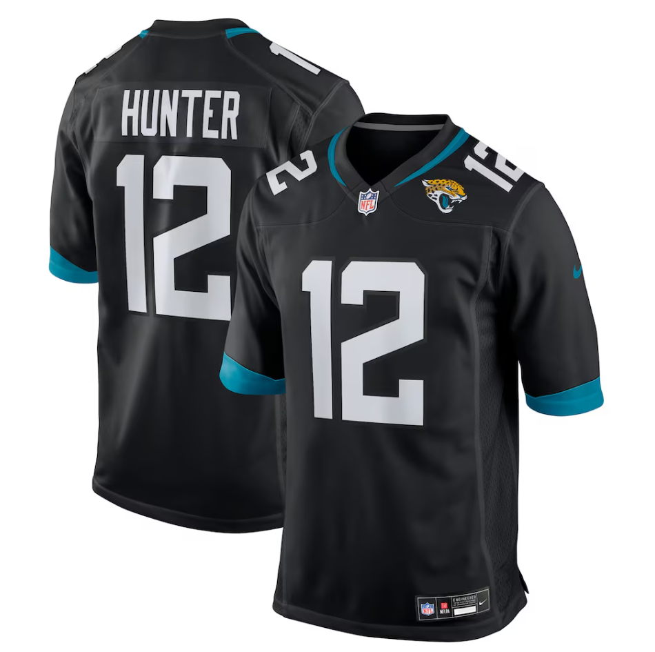 Jacksonville Jaguars Nike Alternate Jersey - Black - Travis Hunter - Mens