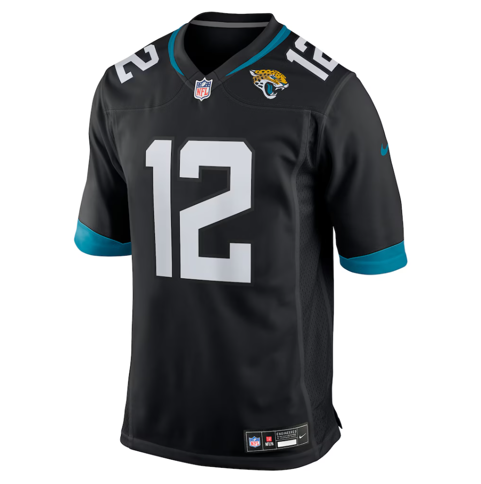 Jacksonville Jaguars Nike Alternate Jersey - Black - Travis Hunter - Mens
