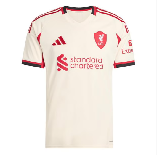 Liverpool Away Shirt 2025 2026 Adults