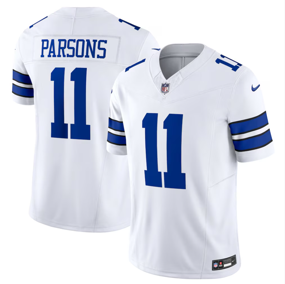 Men's Nike Micah Parsons White Dallas Cowboys Vapor F.U.S.E. Limited Jersey