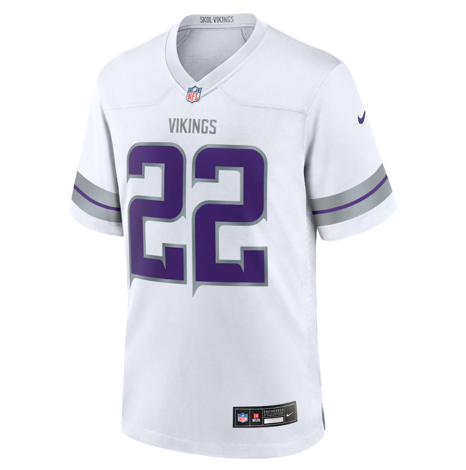 Minnesota Vikings Nike Alternate Game Jersey - White - Harrison Smith - Mens