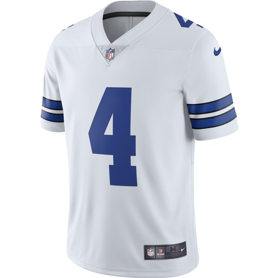 Men's Nike Dak Prescott White Dallas Cowboys Vapor Limited Player Jersey