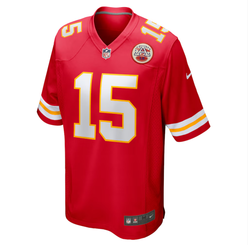 Men's Nike Patrick Mahomes Red Kansas City Chiefs Game Jersey