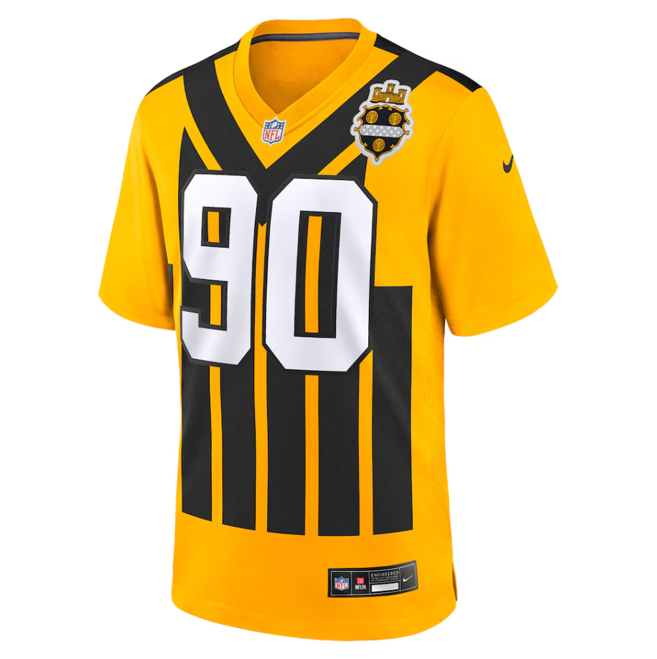 Pittsburgh Steelers Nike Game Alternate Jersey - Gold - T.J. Watt - Mens