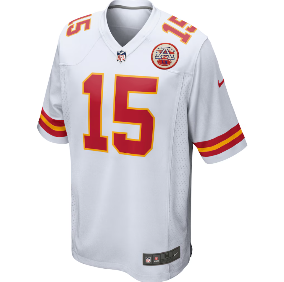 Youth Nike Patrick Mahomes White Kansas City Chiefs Player Game Jersey