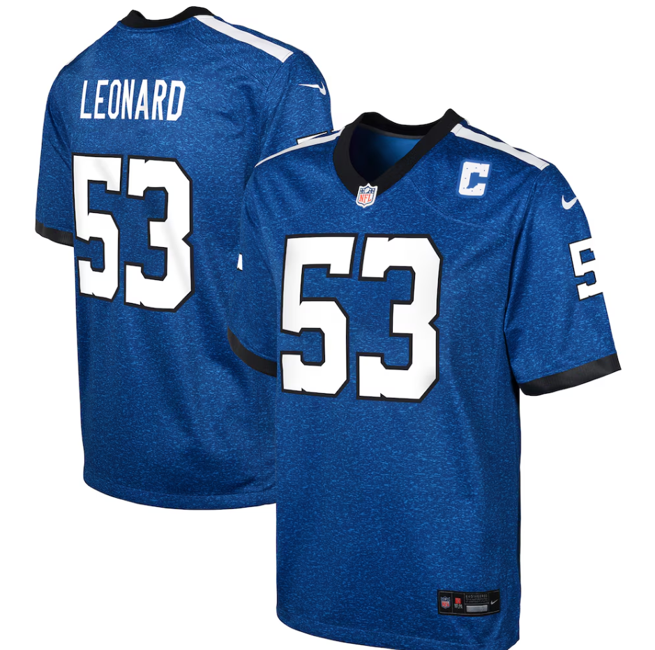 Youth Nike Shaquille Leonard Blue Indianapolis Colts Game Jersey