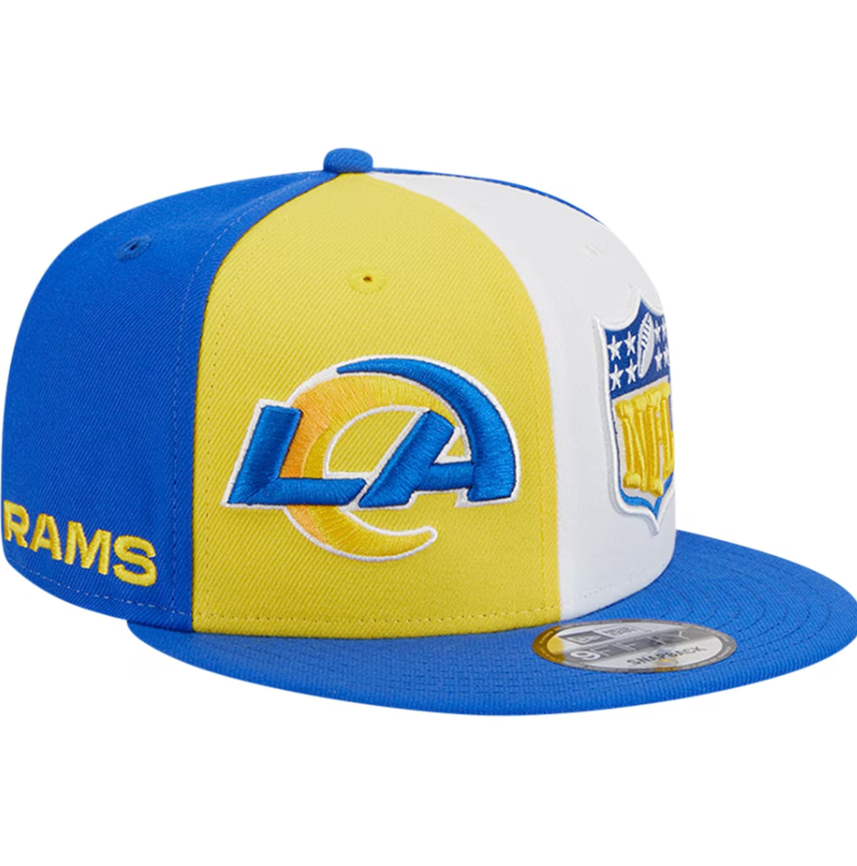 Los Angeles Rams New Era 2023 Official On Field Sideline 9Fifty