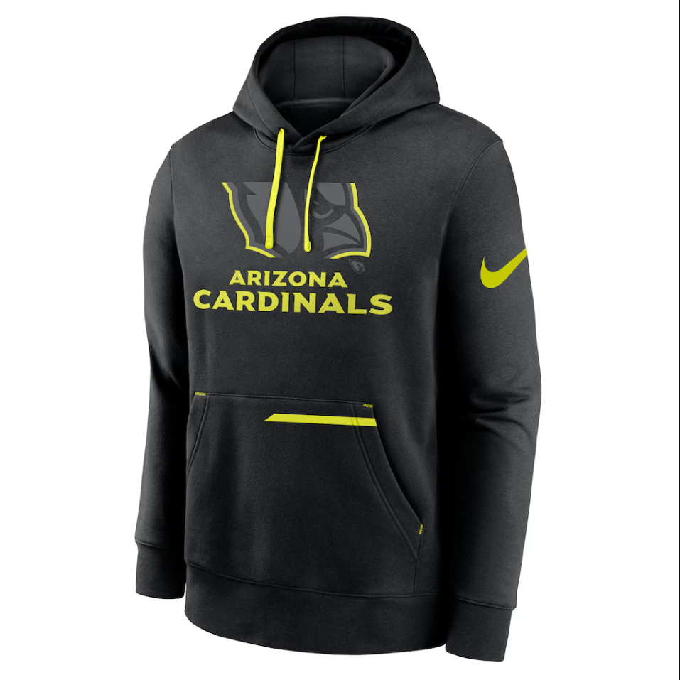 Arizona Cardinals Nike VOLT Pullover Fleece Hoodie - Mens