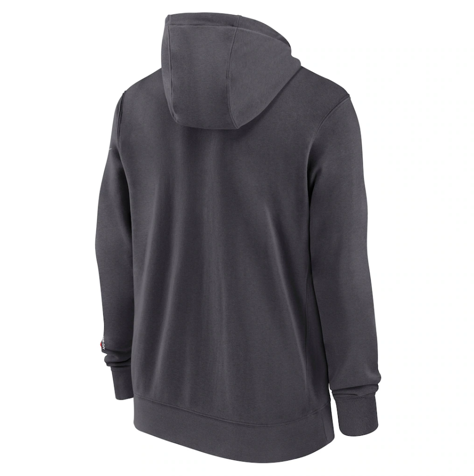 Kansas City Chiefs Nike Club Full Zip Hoodie - Mens