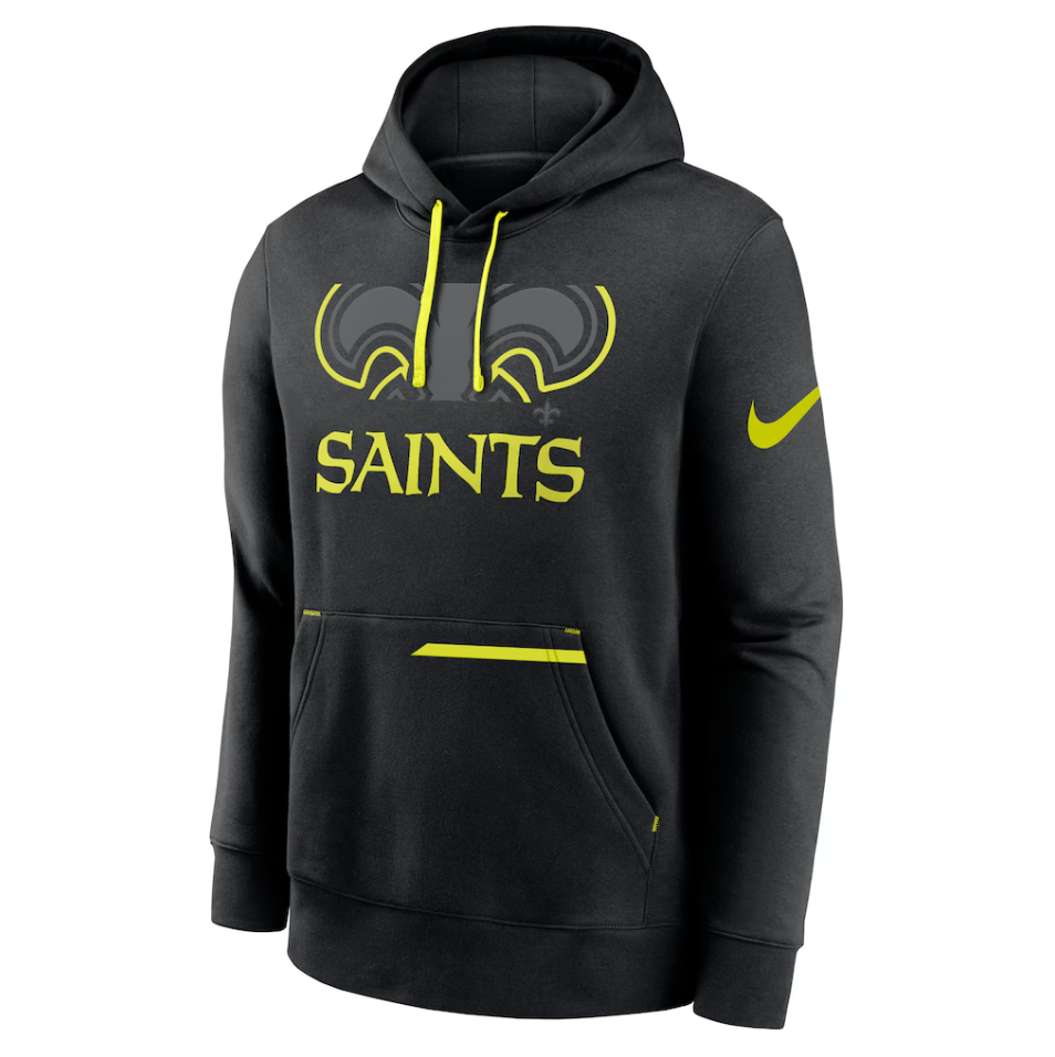 New Orleans Saints Nike VOLT Pullover Fleece Hoodie - Mens
