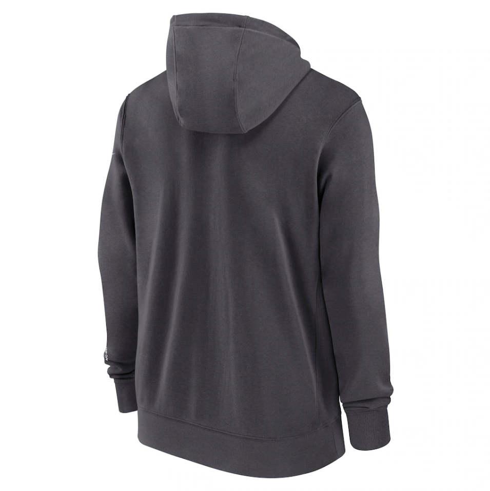 Las Vegas Raiders Nike Club Full Zip Hoodie - Mens