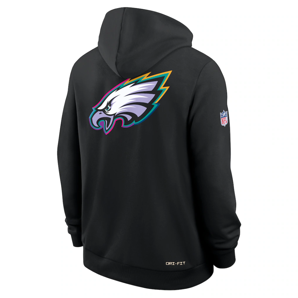 Philadelphia Eagles Nike 2025 Crucial Catch Dri-FIT Hoodie - Mens