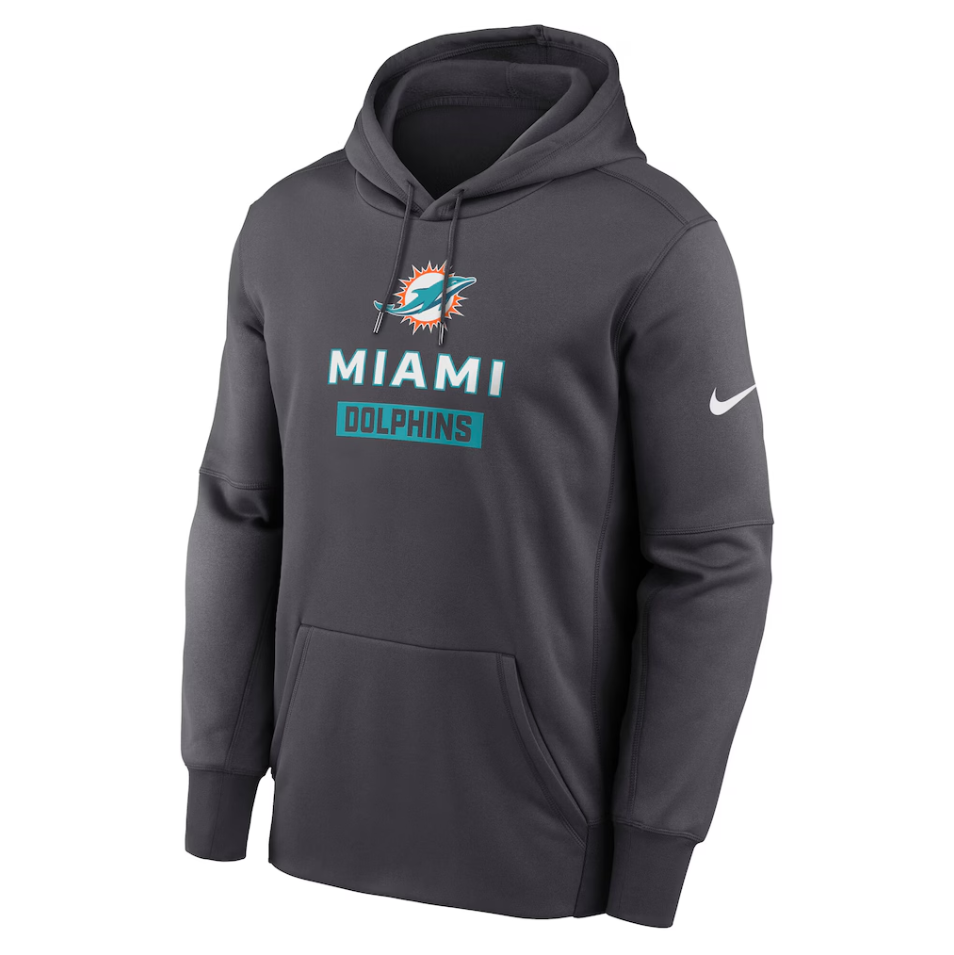 Miami Dolphins Nike Therma Hoodie - Mens