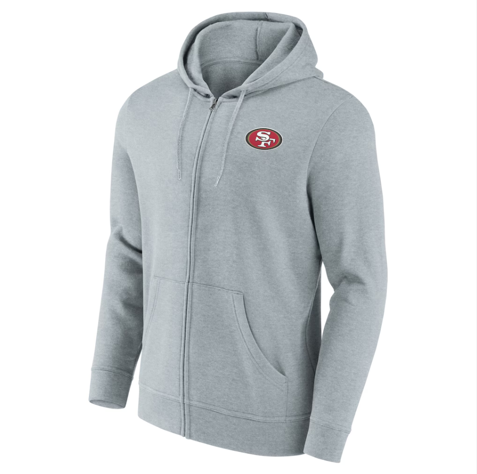 San Francisco 49ers Primary Logo Full Zip Hoodie - Mens