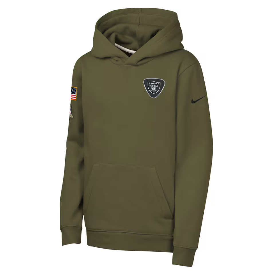 Las Vegas Raiders Nike Salute To Service Hoodie - Youth