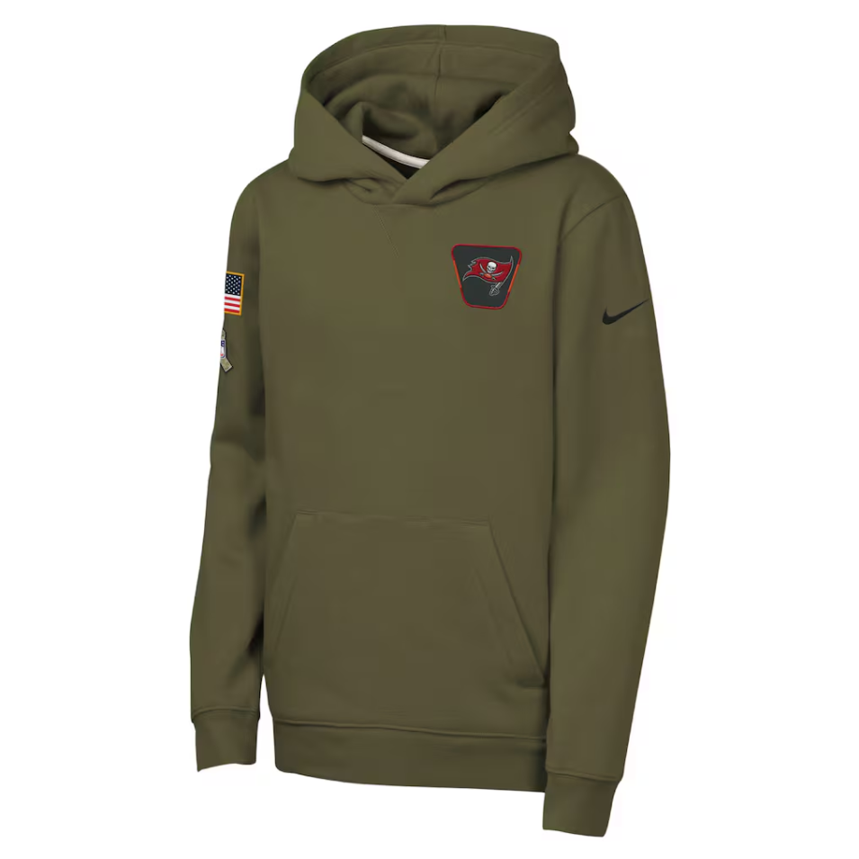 Tampa Bay Buccaneers Nike Salute To Service Hoodie - Youth
