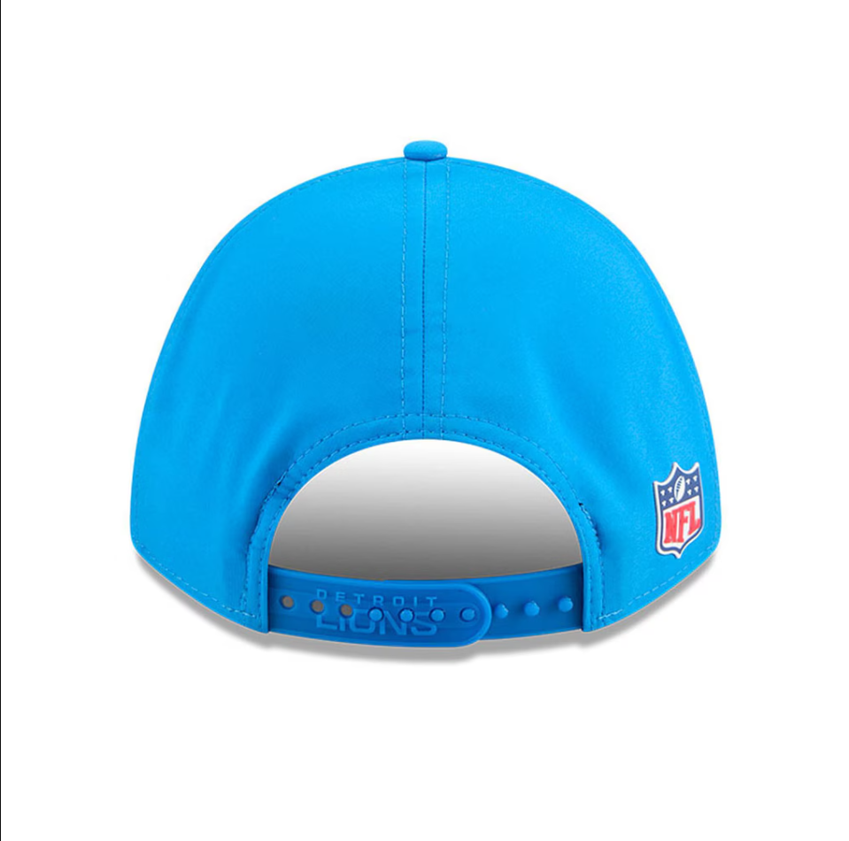 Detroit Lions New Era 2025 Sideline 9FORTY M Crown Cap