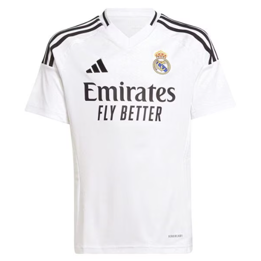Adidas Real Madrid Home Shirt 2024 2025 Juniors