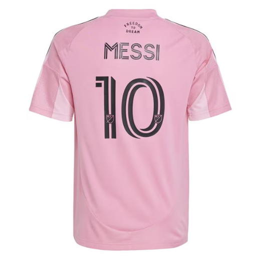 Adidas Inter Miami Messi Home Shirt 2025 2026 Juniors