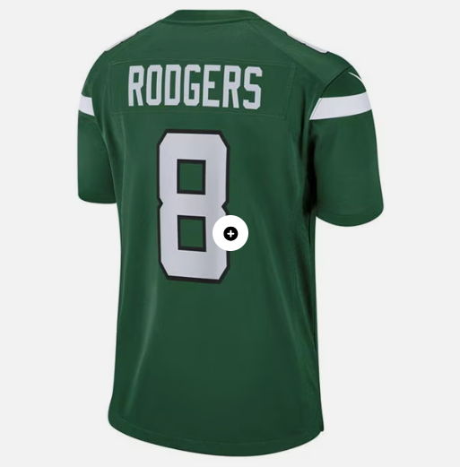 Nike New York Jets Game Shirt Mens