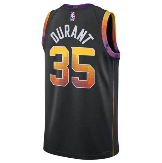 Kevin Durant Phoenix Suns Fanatics Youth Fast Break Replica Player Jersey - Statement Edition - Black