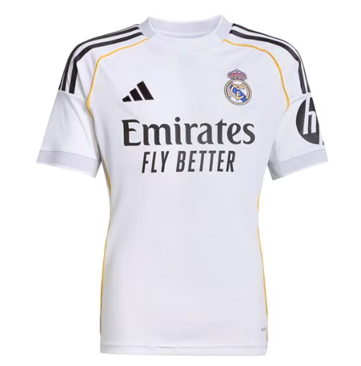 Real Madrid Home Shirt 2025 2026 Juniors
